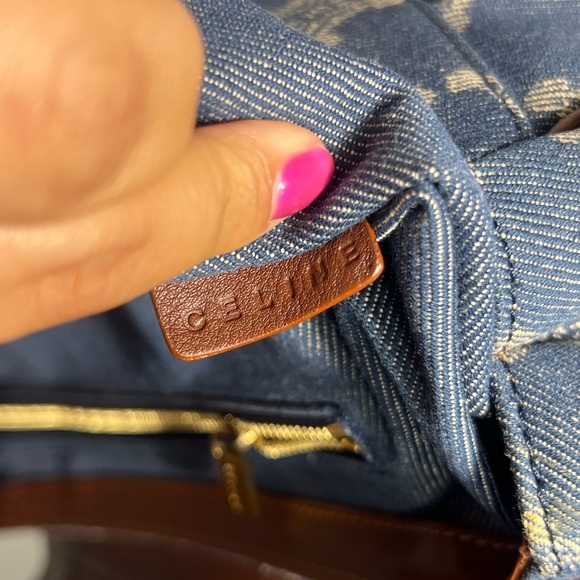 Celine Macadam Printed Denim Bag - Picture 13 of 15